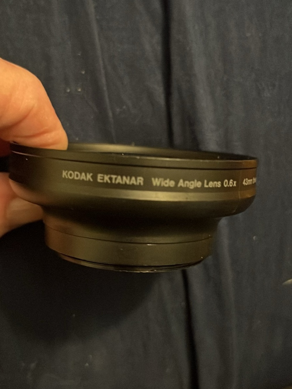 Kodak Ektanar Wide Angle 0.6x Lens - Black